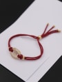 thumb Button Shaped Rope Stretch Bracelet 3