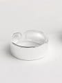 thumb Simple Silver Women Opening Ring 2