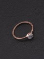 thumb Simple Style Round Stone Women Ring 0