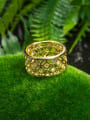 thumb Exquisite Hollow leaf Shaped 18K Gold Ring 1