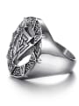 thumb Fashionable Geometric Shaped Stainless Steel Men Ring 1