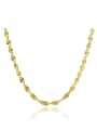 thumb Women Wave Design 24K Gold Plated Copper Necklace 0