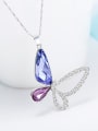 thumb Butterfly Shaped austrian Crystal Necklace 0