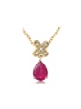 thumb Water Drop 14 K Gold Plated Women Necklace 0