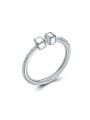 thumb Geometric Square Simple Fashion Opening Ring 0