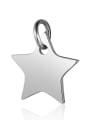 thumb Stainless Steel With Gold Plated Classic Star Charms 2