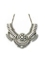 thumb Exaggerate Rhinestoens Alloy Sweater Necklace 1