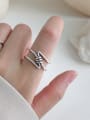 thumb 925 Sterling Silver With Antique Silver Plated Simplistic free size Rings 2