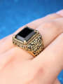 thumb Retro style Square AAA Resin Alloy Ring 1