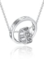 thumb Fashion Heart Ring Cubic Zirconias Alloy Necklace 0