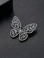 thumb Copper With Cubic Zirconia  Fashion Butterfly Brooches 3