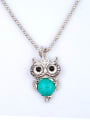 thumb Retro style Turquoise stones Owl Alloy Three Pieces Jewelry Set 2