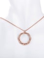 thumb Rose Gold Simply Style Necklace 3
