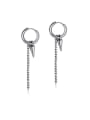 thumb 316L Surgical Steel With Platinum Plated Fashion Geometric Threader Earrings 0