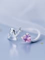 thumb 925 Sterling Silver With Silver Plated Simplistic Snail Free Size Rings 2