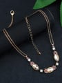 thumb Gold Plated Simple Style Long Sweater Necklace 2