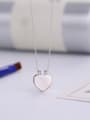 thumb Lovely Heart Crystal Necklace 2