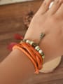 thumb Retro Unisex Cownhide Leather Bracelet 2