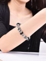 thumb Creative Black Geometric Shaped Beaded Bracelet 2