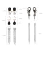 thumb Alloy With Platinum Plated Fashion Irregular Drop Earrings 3