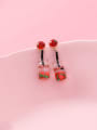 thumb Alloy With Platinum Plated Cute Friut  Drinks Drop Earrings 3