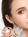 thumb Fashion Geometric Noble AAA Zircons Fashion Women Clip Earrings 1