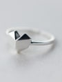 thumb S925 silver new style sweet heart opening ring 0