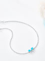 thumb Simple Tiny Blue Butterfly Women Bracelet 2