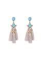 thumb Fashion Exaggerated Tassels drop earring 0