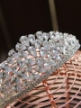 thumb Micro crown bride wedding crown inlaid CZ Crystal Tiara hair accessories 2