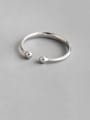 thumb 925 Sterling Silver With Smooth Simplistic Round Single Ear Clip Earless hole 0