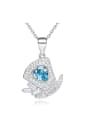 thumb Personalized Little Homburg Crystals-covered Pendant 925 Silver Necklace 0