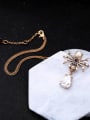 thumb Artificial Pearl Water Drop Pendant Insect Necklace 2
