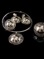thumb Exaggerated Round Four Pieces Jewelry Set 1