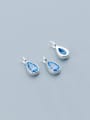 thumb 925 Sterling Silver With Platinum Plated Simplistic Water Drop Pendants 2