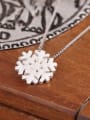 thumb Simple Snowflake Necklace 1