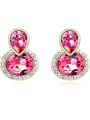thumb Fashion Shiny austrian Crystals-accented Alloy Stud Earrings 2