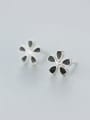 thumb S925 Silver  Sweet Flower Stud cuff earring 0