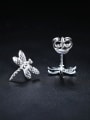 thumb Tiny Dragonfly 925 Sterling Silver Stud Earrings 2
