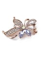thumb Rose Gold Plated Crystal Brooch 0