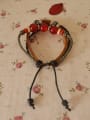 thumb Multi-layer Butterfly Shaped Red Beads Bracelet 1