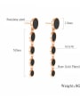 thumb Stainless Steel With Rose Gold Plated Simplistic Round Stud Earrings 2