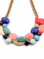 thumb Fresh Lovely Color Stones Lady Necklace 2