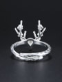 thumb Personalized Double Color Little Deer 925 Sterling Silver Ring 2