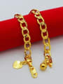 thumb Women High Quality 24K Gold Plated Heart Shaped Bracelet 1