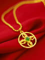 thumb Luxury Cross Shaped jade Necklace 2