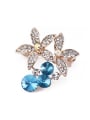thumb 2017 new new Flower-shaped Crystals Brooch 2