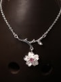 thumb Creative Sweet and Lovely Cherry Blossom Necklace 0