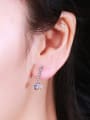 thumb Women Geometric Shaped Zircon Earrings 1