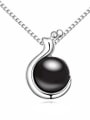 thumb Simple Imitation Pearl-accented Alloy Necklace 2
